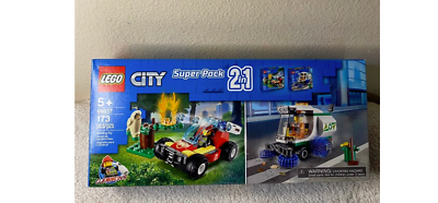 LEGO CITY Super Pack 2-in-1 66637 Buiding Toy for Kids Truck