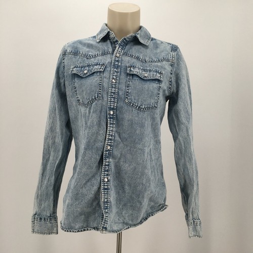 Wild Fable Button Up Denim Shirt Women 