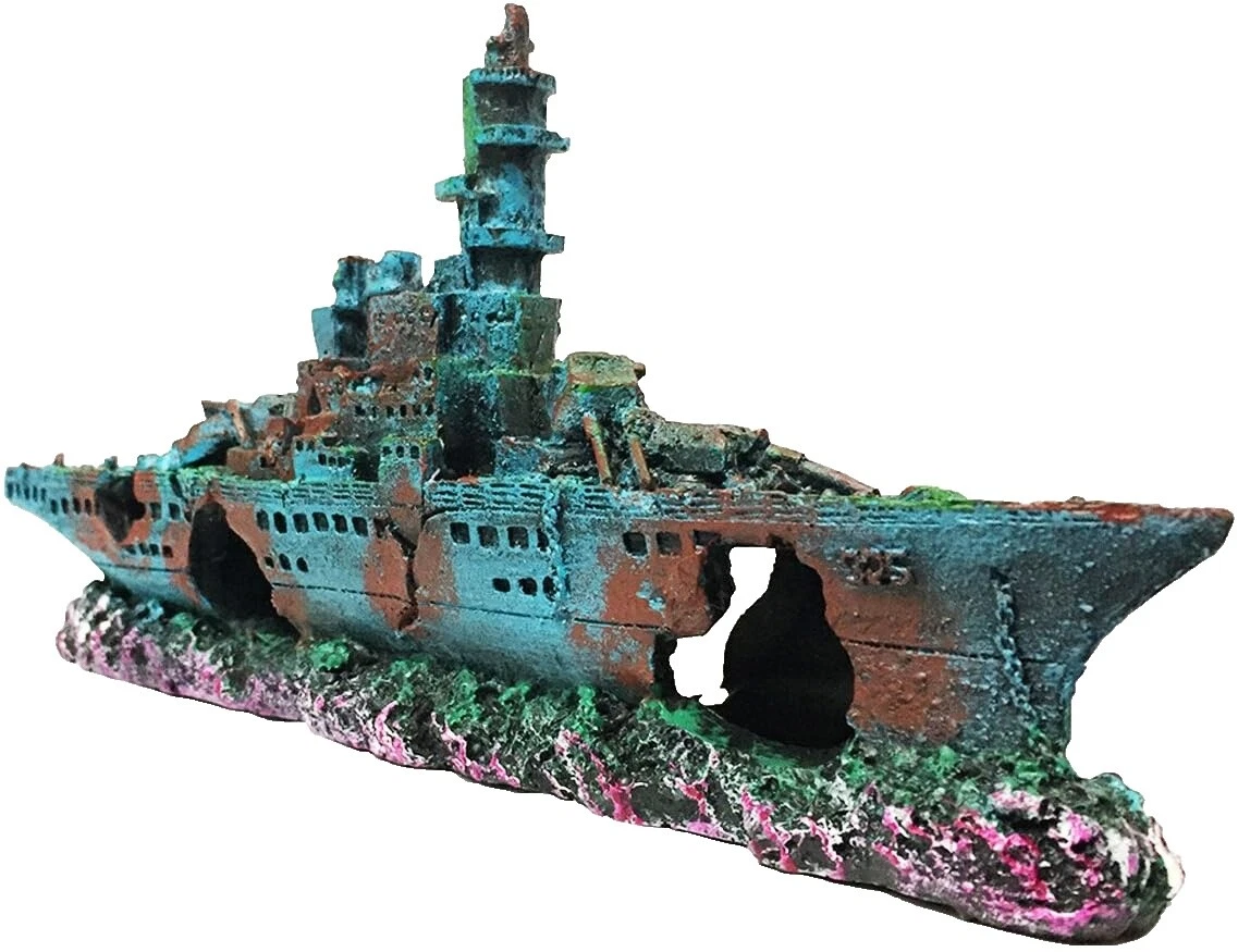 Resina Poliéster Navios de Aquário