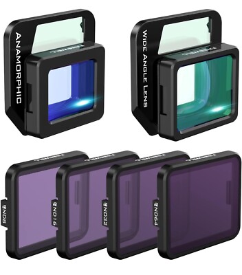 Freewell WIDE ANGLE/ANAMORPHIC LENS (ND) 4 PACK ND8,ND16,ND32,ND64) FOR MAVIC 3