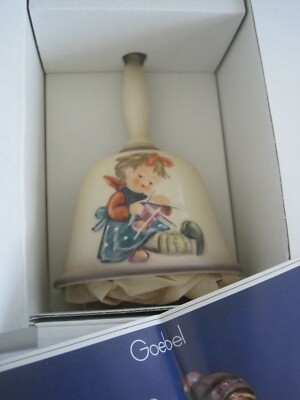 Goebel M.J. Hummel Annual Bells Knitting w/ Box Flyer AU 1983 