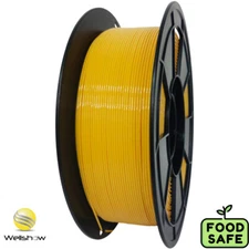 PETG Filament 1.75mm Yellow PETG Food Safe 3D Printer Filament 2.2lb, 1kg PETG