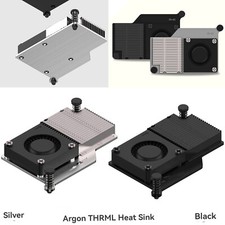 Heat Sink 30mm PWM Fan Cooler for Raspberry Pi 5/5 Generation PWM Argon THRML