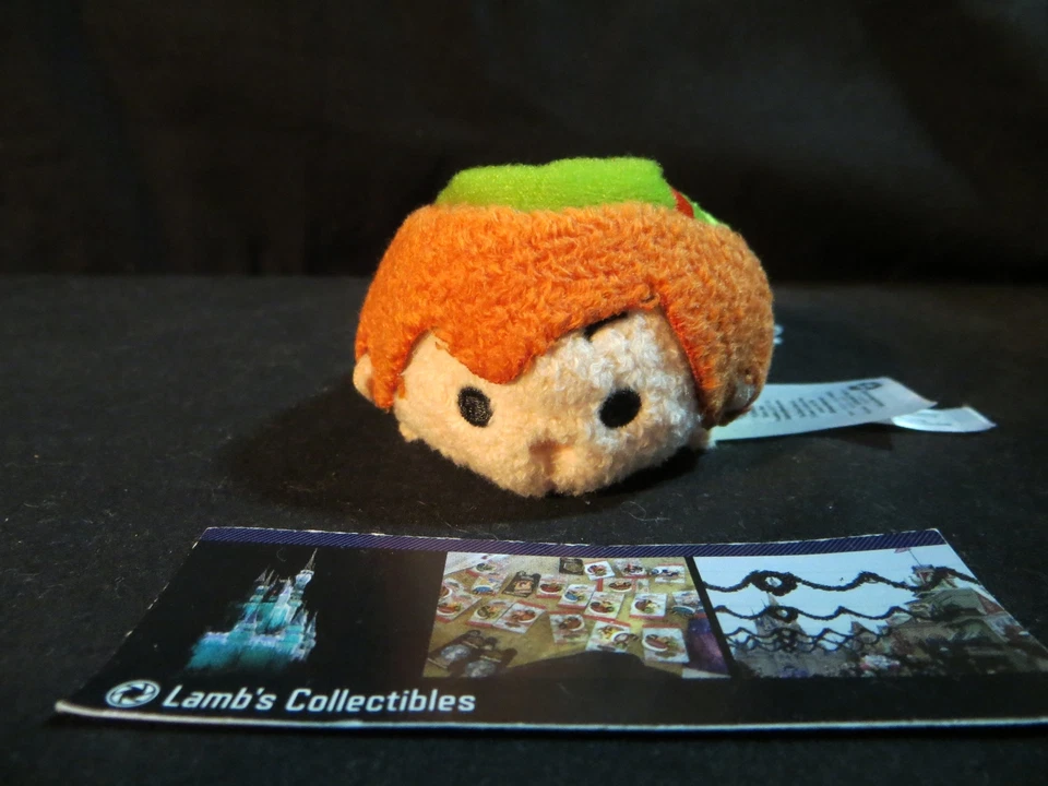 Disney Store Authentic USA Peter Pan Tsum Tsum 3.5" mini plush stuffed soft toy - Image 2 of 4
