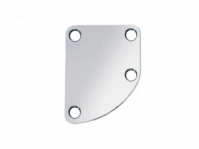 Halsplatte / Neckplate ML-Factory® Deluxe chrom 64,5 x 51,5 mm, Made in Korea