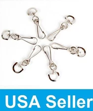 New Metal Swivel Snap Hooks For Paracord Lanyards  50, 100, 500 U PICK QUANTITY 