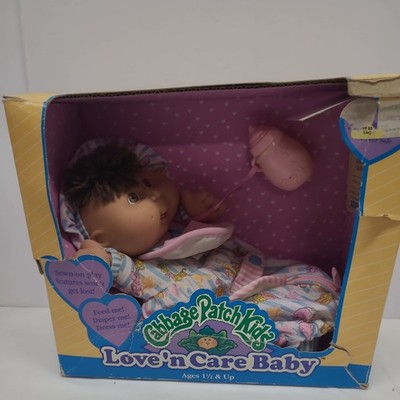 Vintage 1992 Cabbage Patch Kids Love 'N Care Baby Toddler Collection Doll New