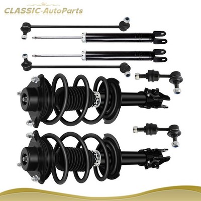 For Hyundai Sonata 2011 8pcs Front Struts Springs Rear Shock Absorbers+Sway Bars