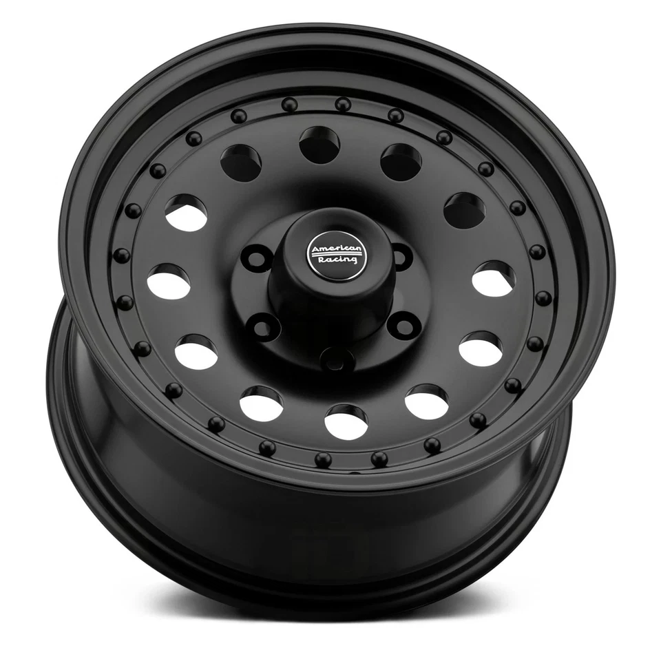 American Racing AR62 OUTLAW II 1PC Wheel 17x8 (0, 5x127, 83.06) Black Single Rim Foto 3 de 3