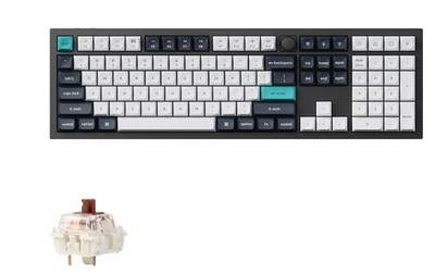 Keychron Q6 Max Qmk/via Wireless Custom Mechanical Keyboard Q6M-M3-B -Excellent