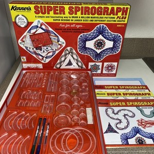 Kenner's Super Spirograph Plus 50th Anniversary Edition Excellent Complete 2016