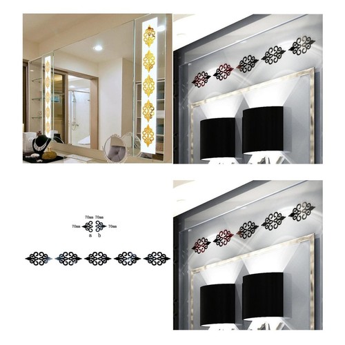Adesivo murale vinile arte 10 pezzi decorazione 3D 7 cm * 7 cm * 10 acrilico dec - Foto 12 di 19