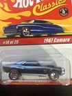 2004 Hot Wheels Classics Series 1 14/25 1967 CAMARO SPECIAL PAINT BLUE RED LINES