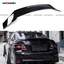 R Style Gloss Black Rear Trunk Lid Spoiler Wing For 09-13 Toyota Corolla Sedan R Style Gloss Black Rear Trunk Lid Spoiler Wing For 09-13 Toyota Corolla Sedan