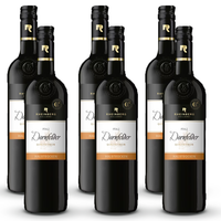 Rheinberg Dornfelder, Halbtrocken, Sortenreines Weinpaket (6X0,75L)