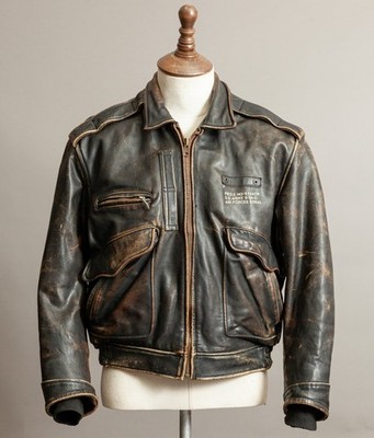 Vintage 1980s Lee Trevor USAAF B-26 Flight Jacket, Made in France