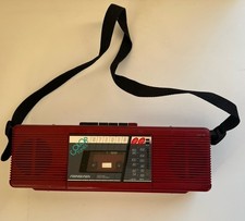 Soundesign Color Tunes Radio Cassette Model Red AMFM Vintage rare Stranger Thing
