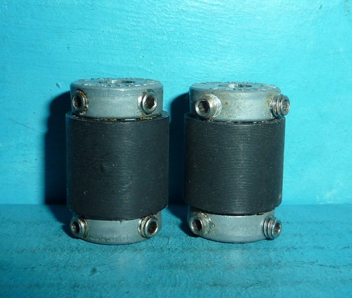 2 Guardian-10 Semi Flexible Shaft Couplers 1/4in to 1/4in Isolating -Nice!