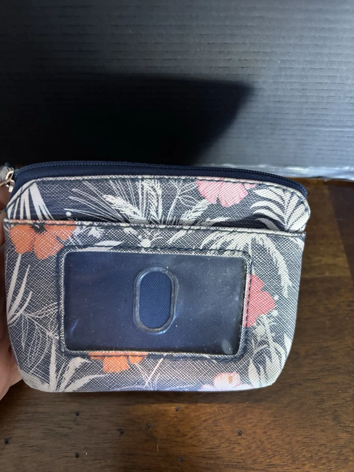 Бумажник женский тройного сложения Tahiti с цветочным рисунком - Изображение 2 из 4