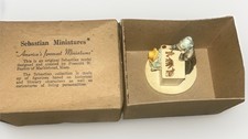 Vintage - SEBASTIAN MINIATURES Figurine - the PENNY SHOP House - w Orig BOX 6122