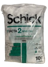 Schick Exacta 2 Disposable Razor 20 Pcs Twin Blades Precise Shaver Green Handle