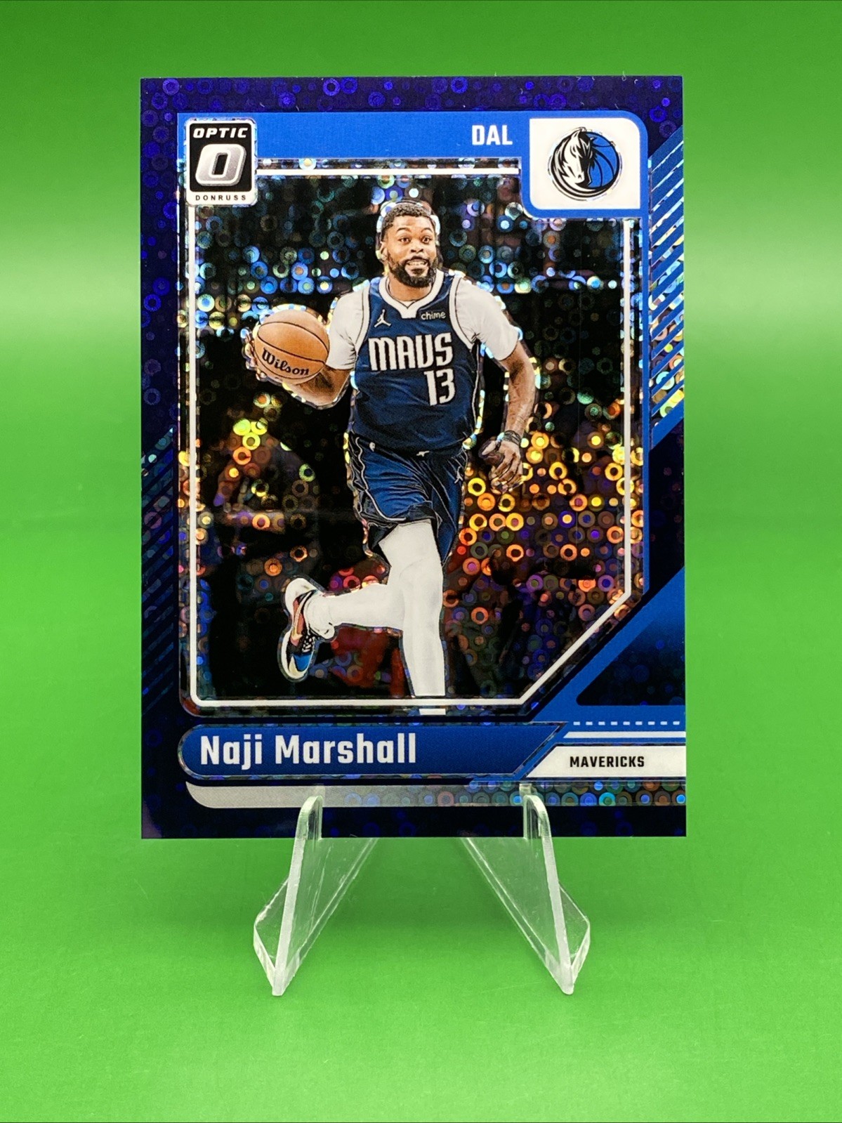 2024-25 Panini Optic Fast Break #118 Naji Marshall Purple Disco Prizm /99 #118