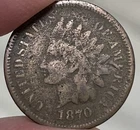 1870 Indian Head Cent Penny