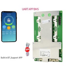 JBD Smart BMS 4S 12V 200A LiFePo4 Battery Board Common Port w/Balance Protection