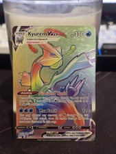 Pokémon Kyurem VMAX Rainbow Lost Origin Secret Rare Card 197/196
