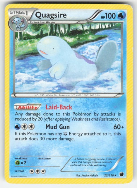Quagsire #22 (Plasma Freeze (2013))