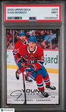 Ivan Demidov RC Rookie Young Guns PSA 9 2025-26 UD Upper Deck