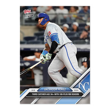 Salvador Perez - 2024 MLB Topps Now Card 674 - Print Run: 474 Kansas City Royals