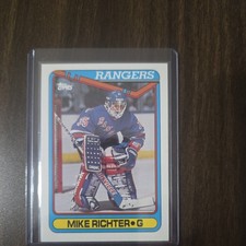 ? 1990 Topps Mike Richter Rookie Card #330; Near Mint+ Centered!!. rookie card picture