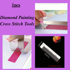 DIY Diamond Painting Cross Stitch Tools Ruler Drawing Round Diamond Embroidery