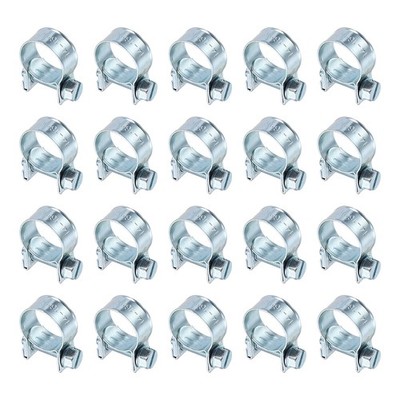 20x Kraftstoff-Einspritzschlauch-Schelle 14-16mm verzinkt für Gasleitung