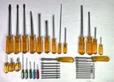 Vintage Xcelite 39 Pc Screwdriver & Nutdriver...