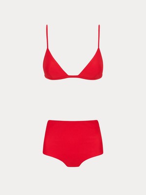 Matteau Petite Triangle Top A/B + High Waist Brief