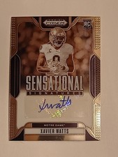 2025 Panini Prizm DP - Sensational Signatures Xavier Watts #SS-XVW FALCONS