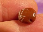 ANCIENT PYU KUSHAN LINE DECORATED GLOSSY TABULAR SHAPED 11.4-4.8 MM — photo 3
