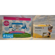 Microwave Sterilizer Bags Medela and Dapple Medela is New Dapple has 4 Bags