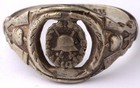 German 835 sterling silver WW1 Ring war period WWI Germany Battlefield artifact — photo 7