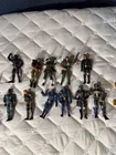 LOT OF 11 G.I. JOES AND COBRA 3.75 inch TOYS FROM EARLY 2000s W/Accessories