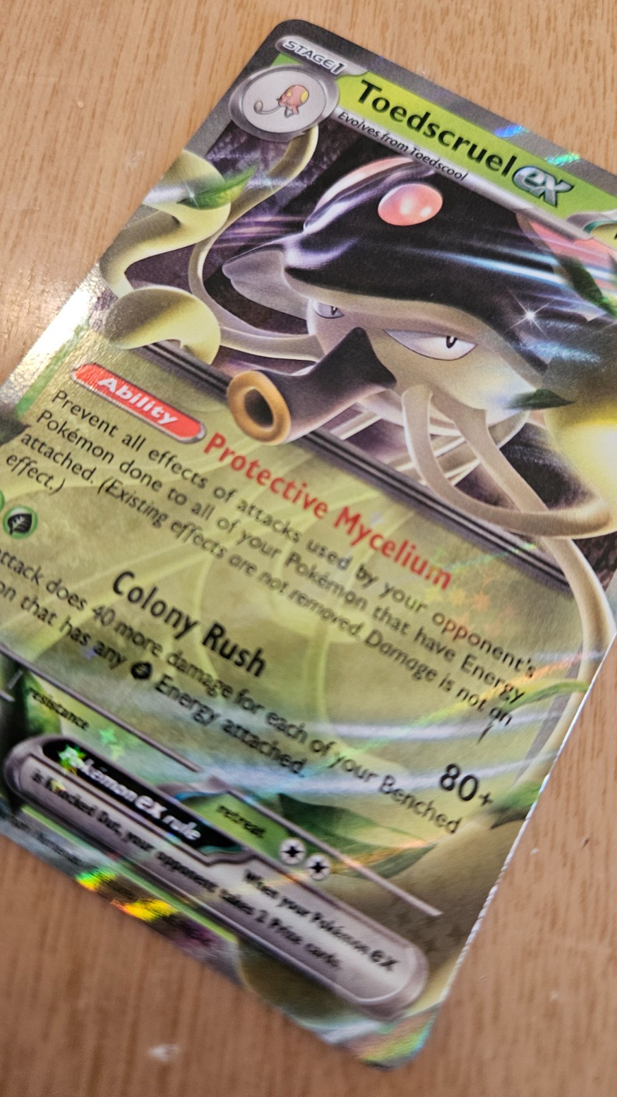 LP Toedscruel ex 22/197 Pokemon card