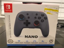 PowerA Enhanced Nano Wireless Controller for Nintendo Switch Gray Factory Sealed