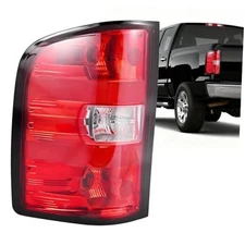 Tail Light Assembly Compatible with 2007-2013 Chevy Silverado Left Driver Side