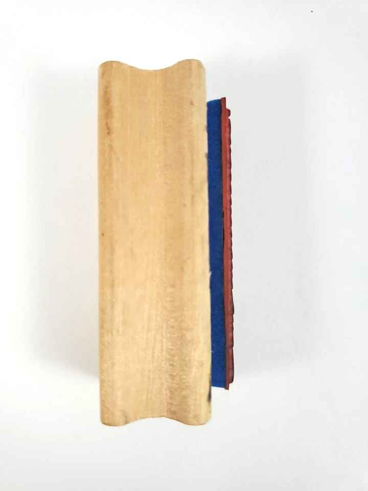 Estampilla de goma montada en madera vintage de felicitaciones para asuntos Foto 4 de 4