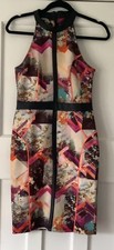 Phase Eight multicolour floral Occasion Dress, Vgc, Size 10 