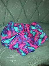 Vintage Running Shorts Healthy Attitude Large Purple Pink  Purple 80s 90s