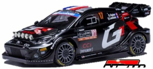 BURAGO 1/43 TOYOTA YARIS RALLY1 HYBRID NO.17 GAZOO RACING 2024 38323