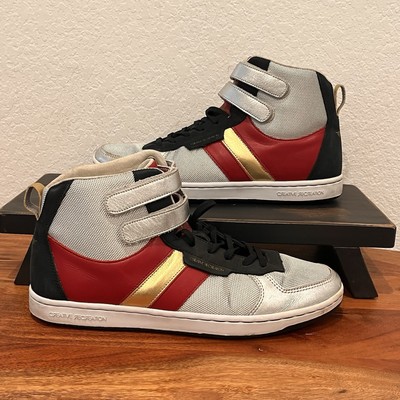Creative Recreation Dicoco High Top Silver Black Red Gold Size 11